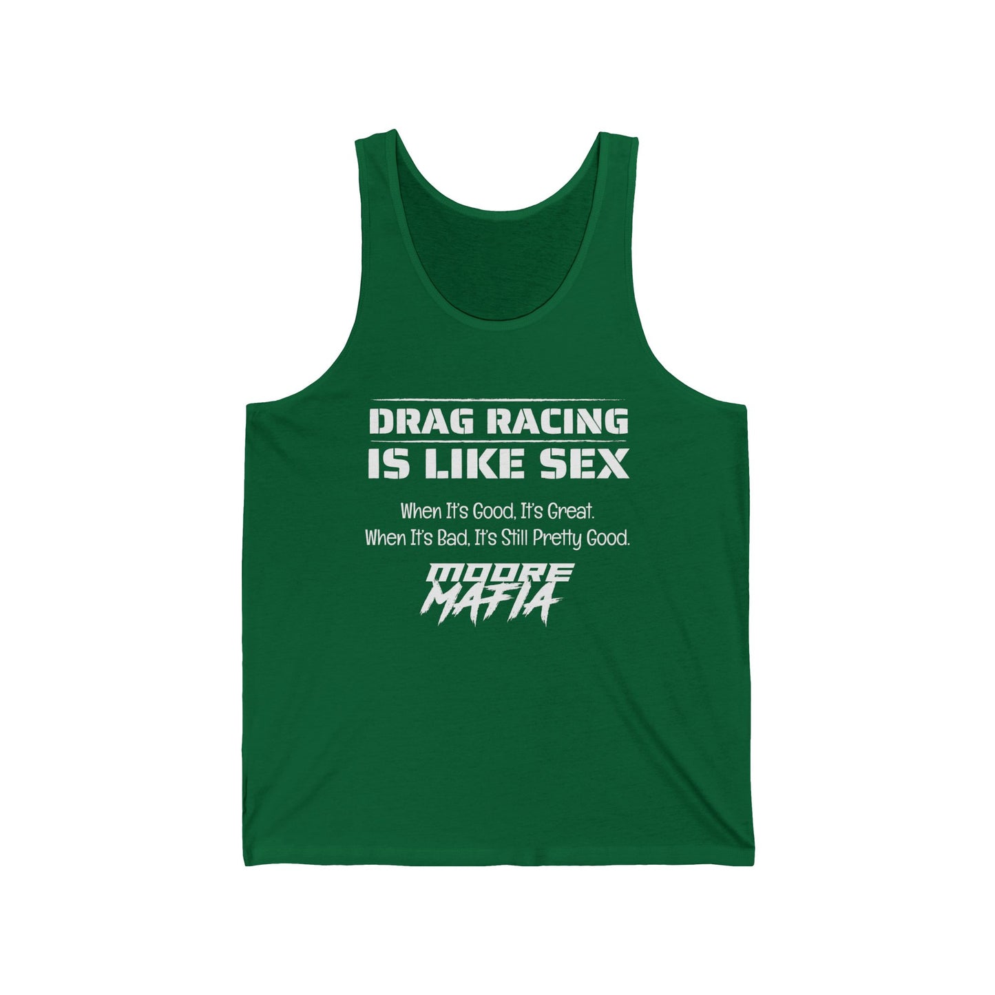 Drag Racing Unisex Jersey Tank
