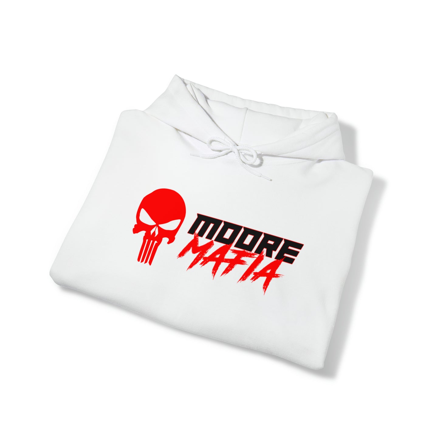 Moore Mafia Skull Flad Hooded Sweatshirt