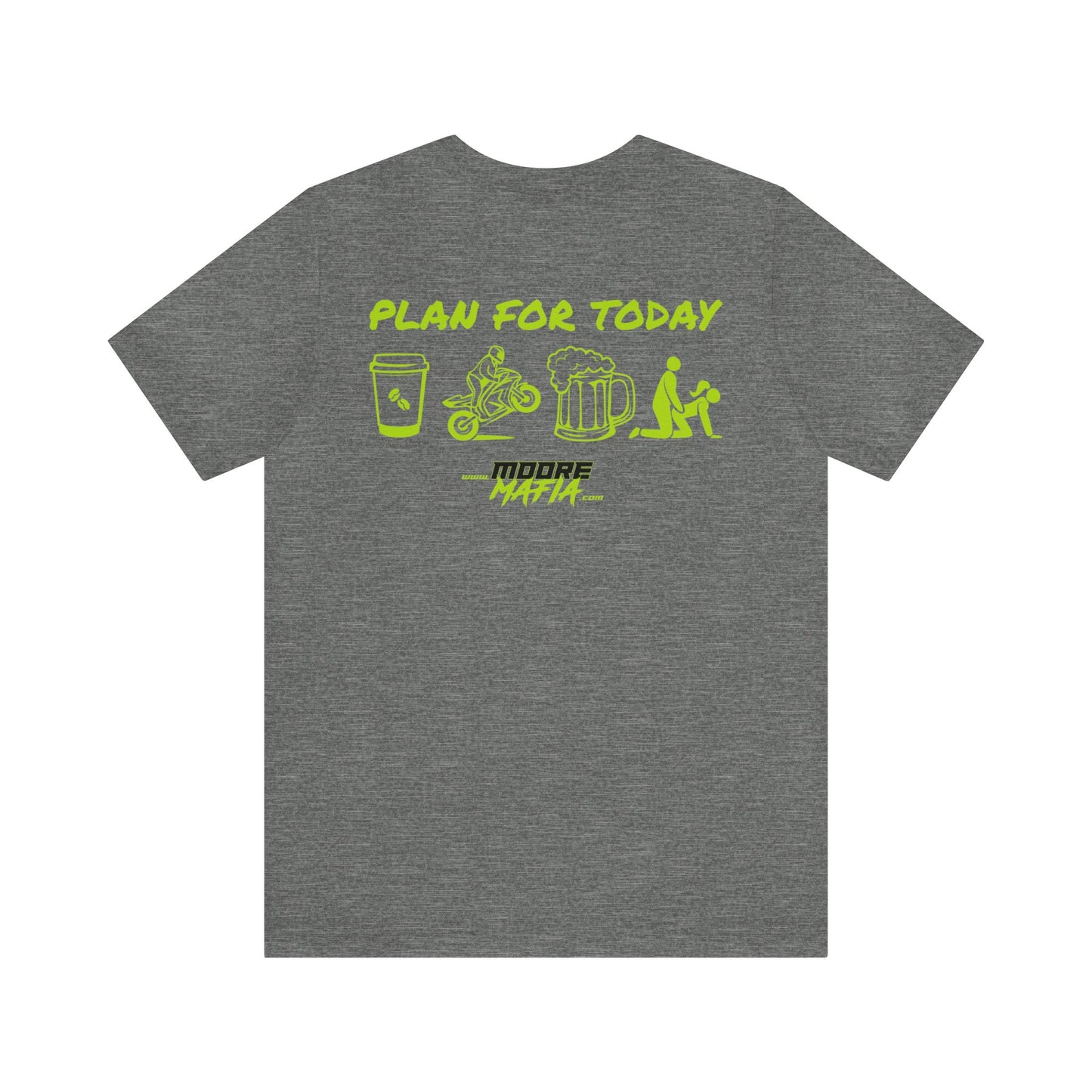Plan For Today Yellow Unisex T-Shirt