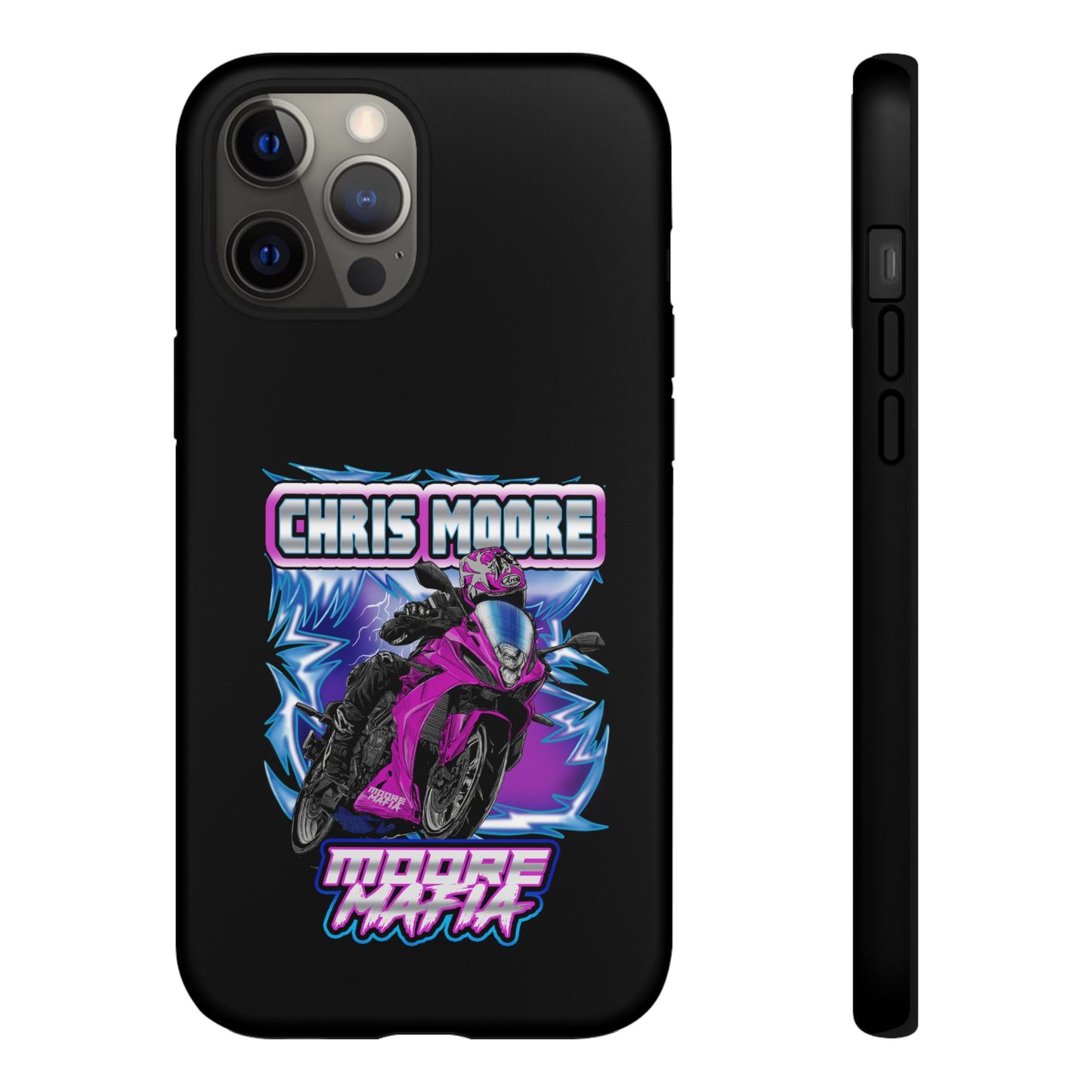 Purple Lightning Phone Case