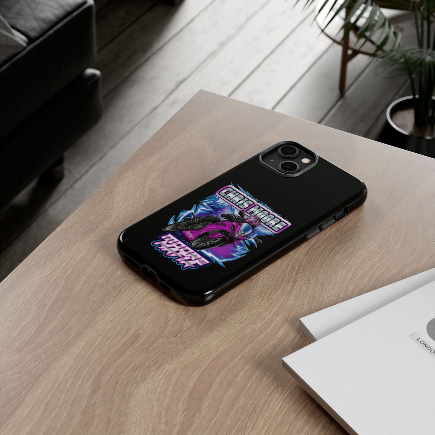 Purple Lightning Phone Case