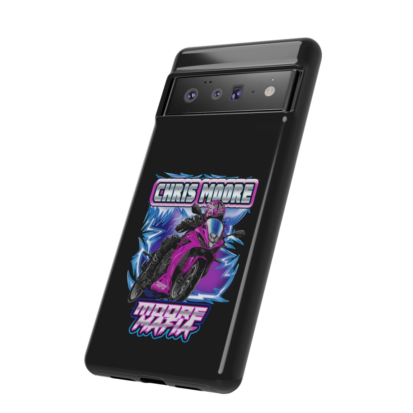 Purple Lightning Phone Case