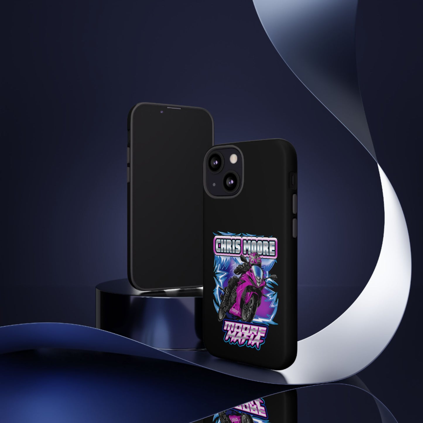 Purple Lightning Phone Case