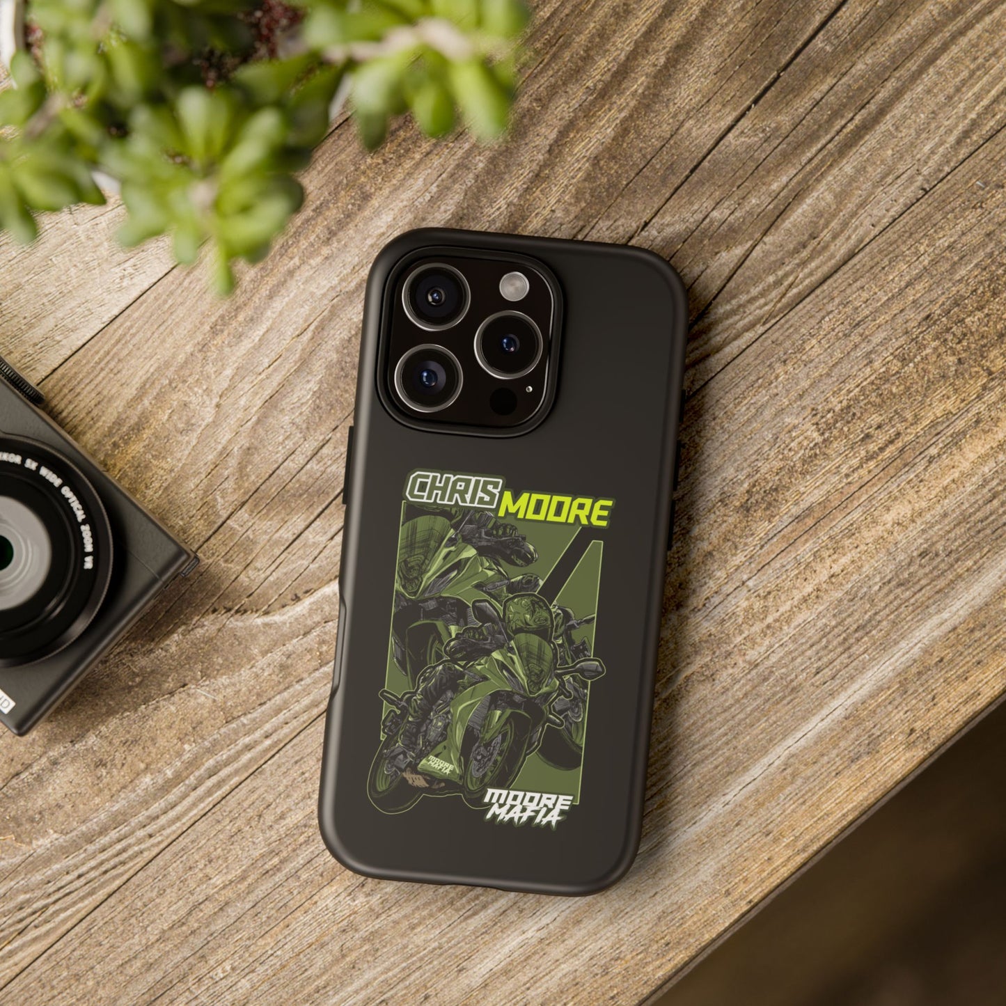 Green Chris Moore Phone Case