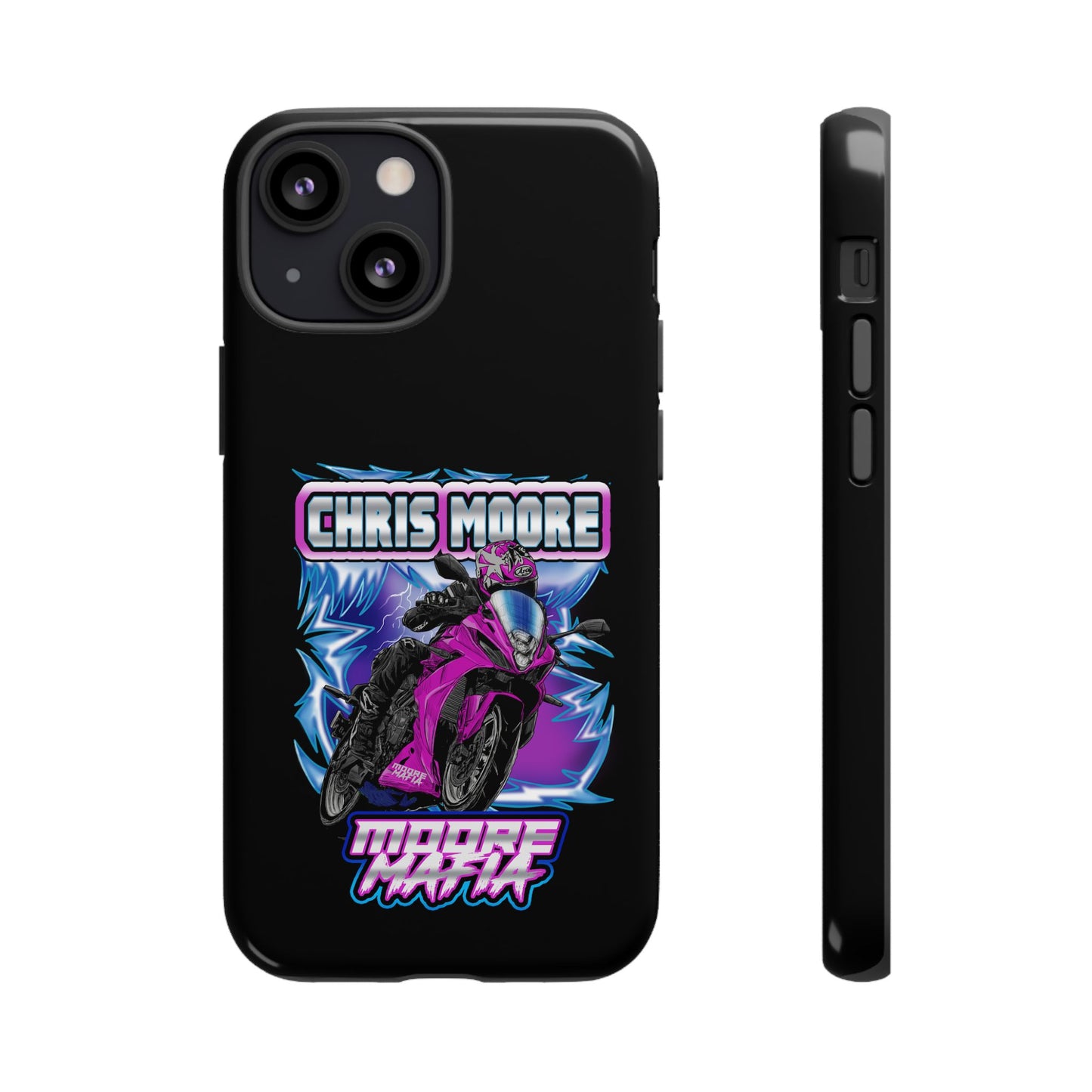 Purple Lightning Phone Case