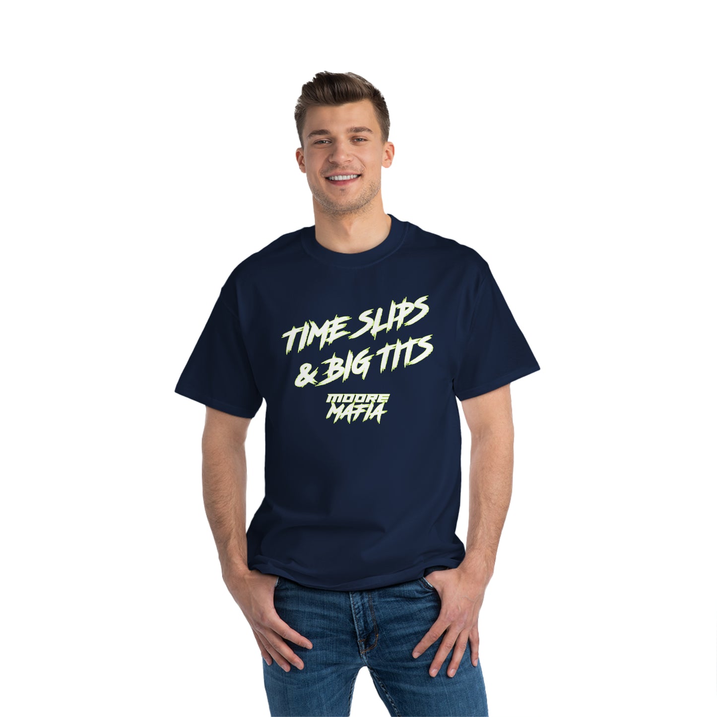 Time Slips & Big Tits Big And Tall T-Shirt