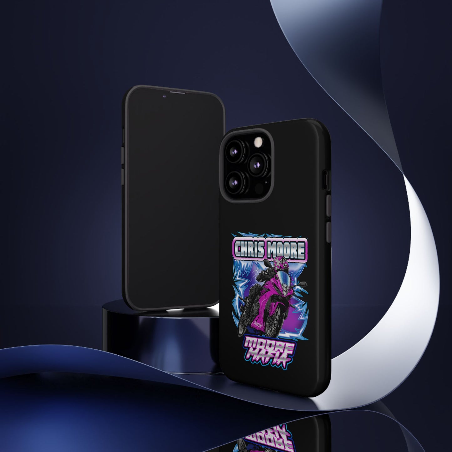 Purple Lightning Phone Case
