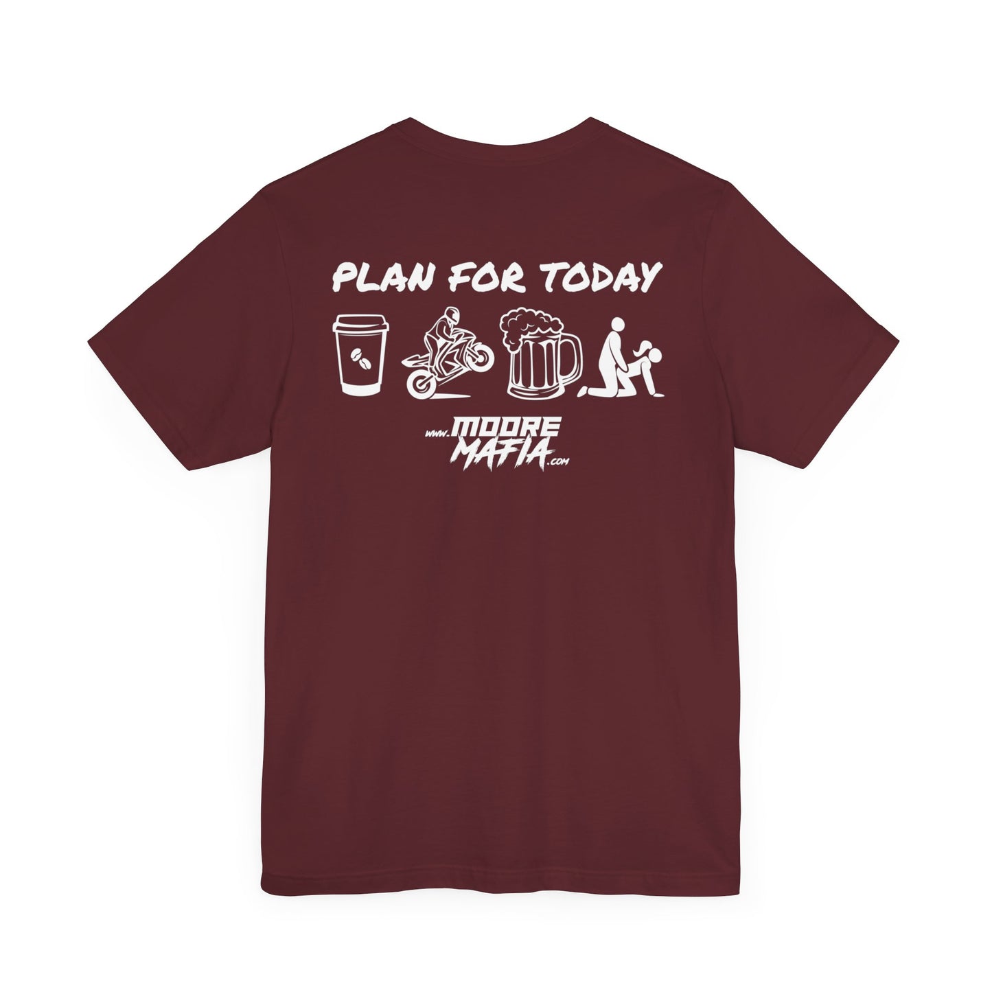 Plan For Today White Unisex T-Shirt