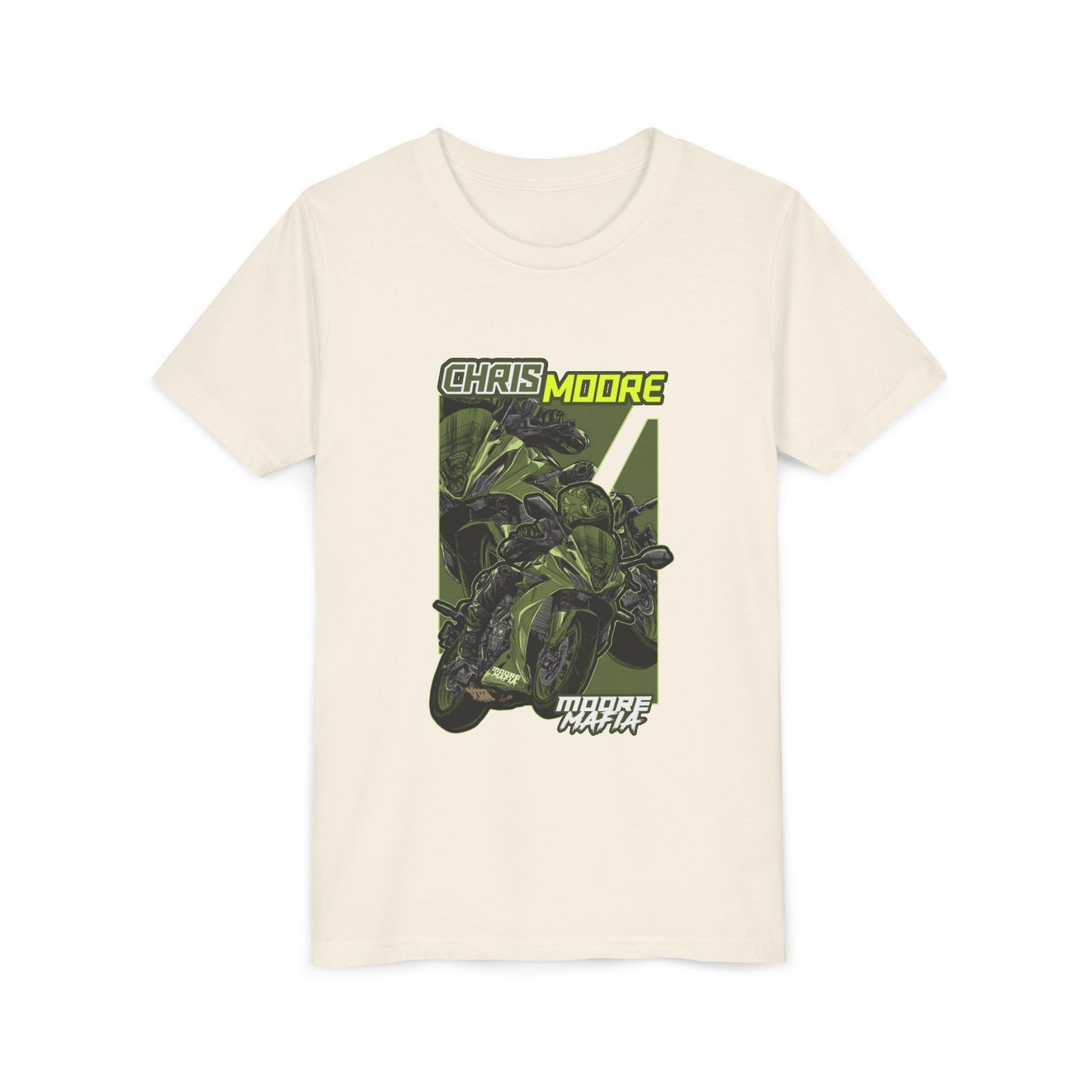 Green Chris Moore Youth Graphic Tee