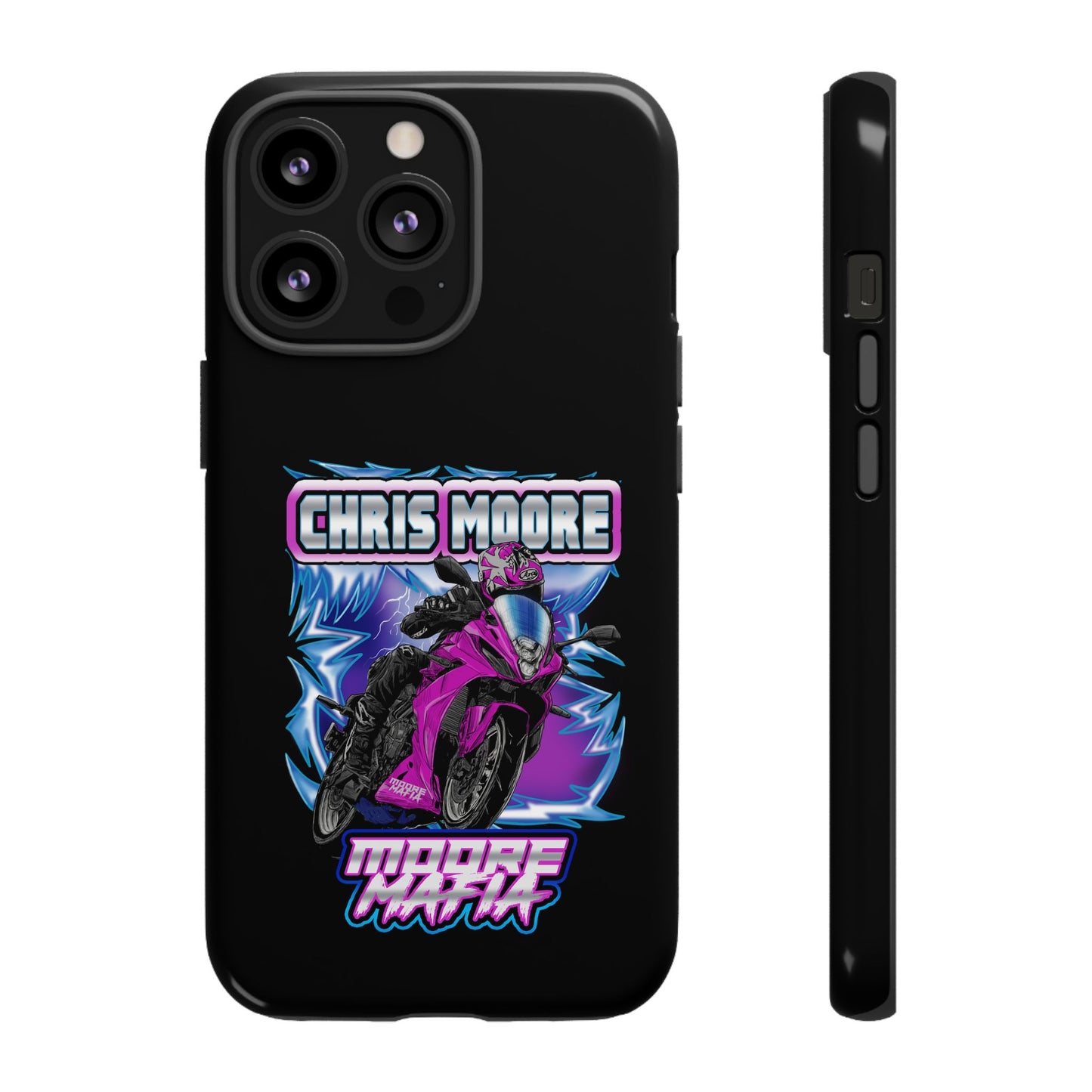 Purple Lightning Phone Case