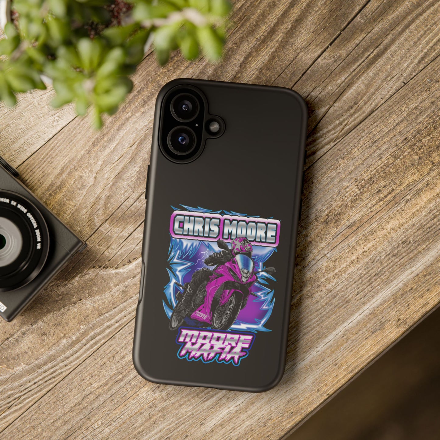 Purple Lightning Phone Case