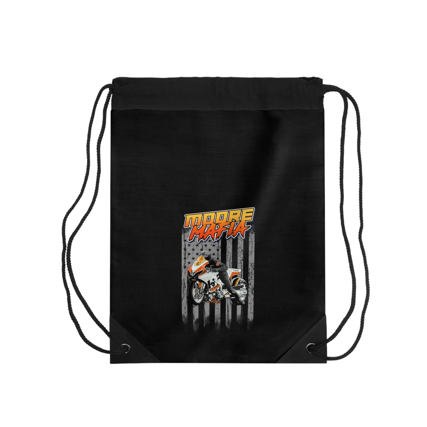 Moore Mafia Flag Drawstring Bag
