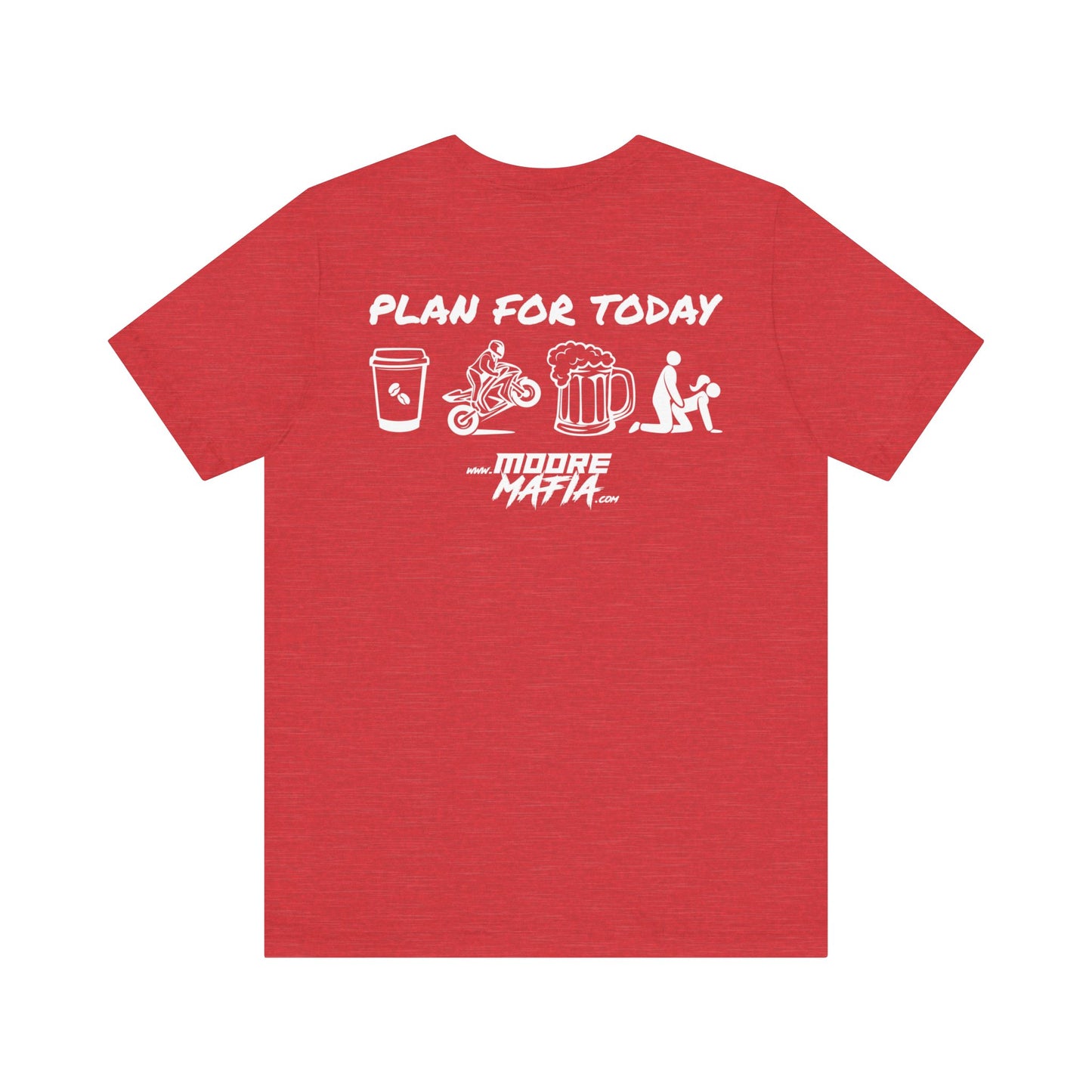 Plan For Today White Unisex T-Shirt
