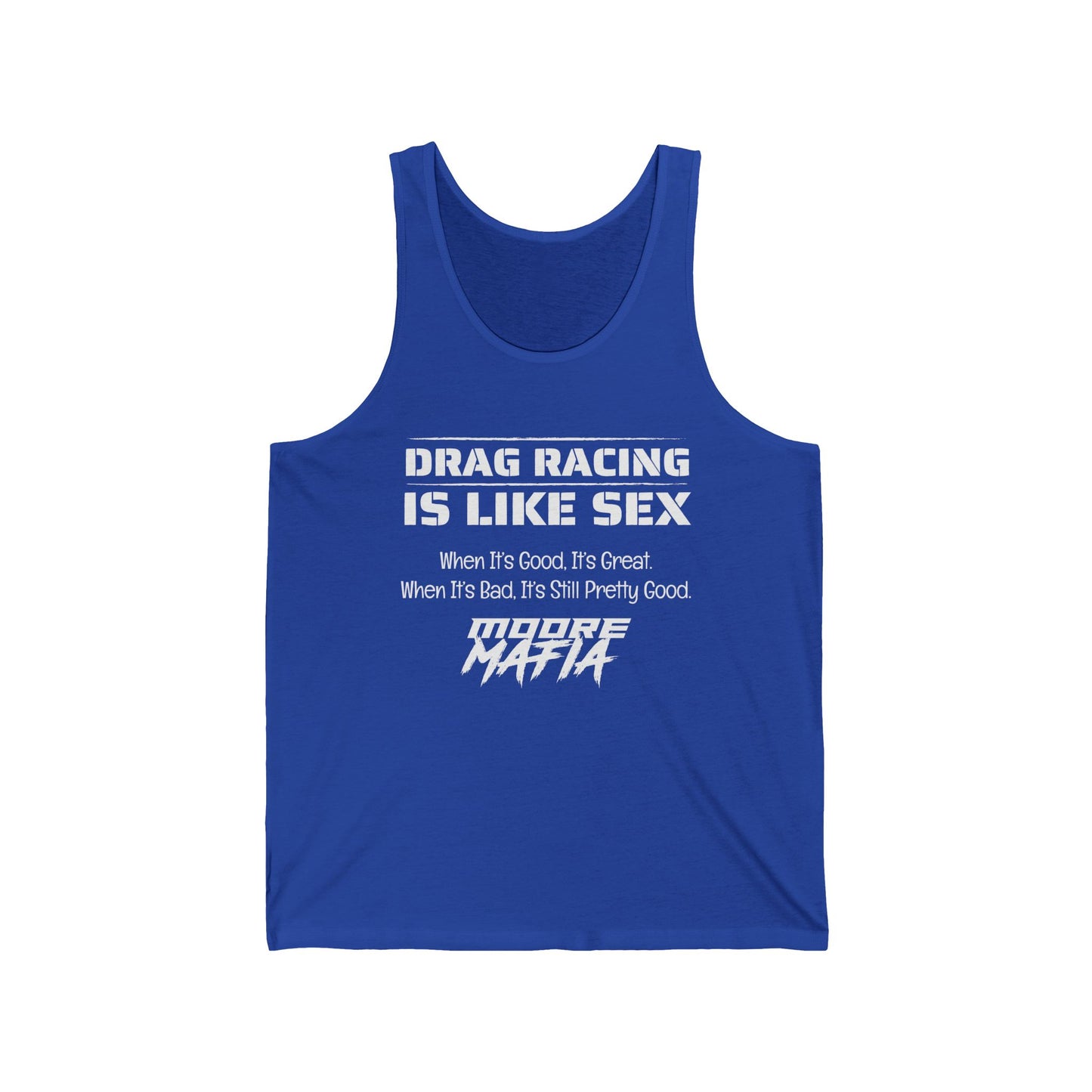 Drag Racing Unisex Jersey Tank