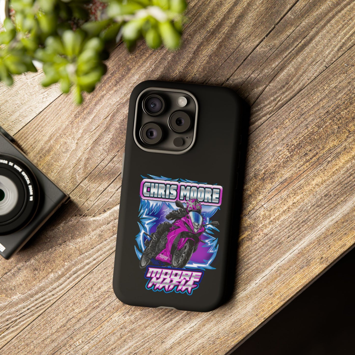 Purple Lightning Phone Case