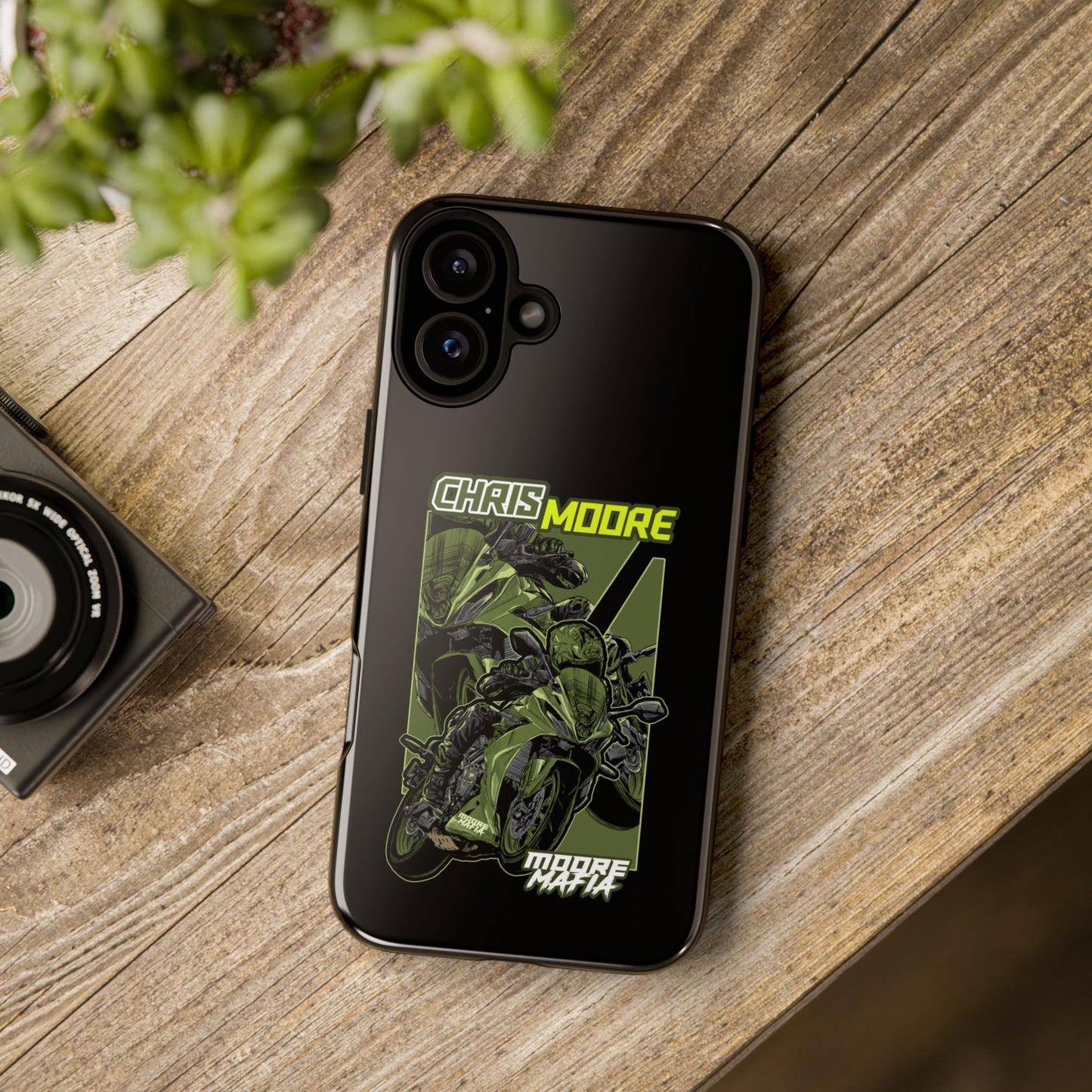 Green Chris Moore Phone Case