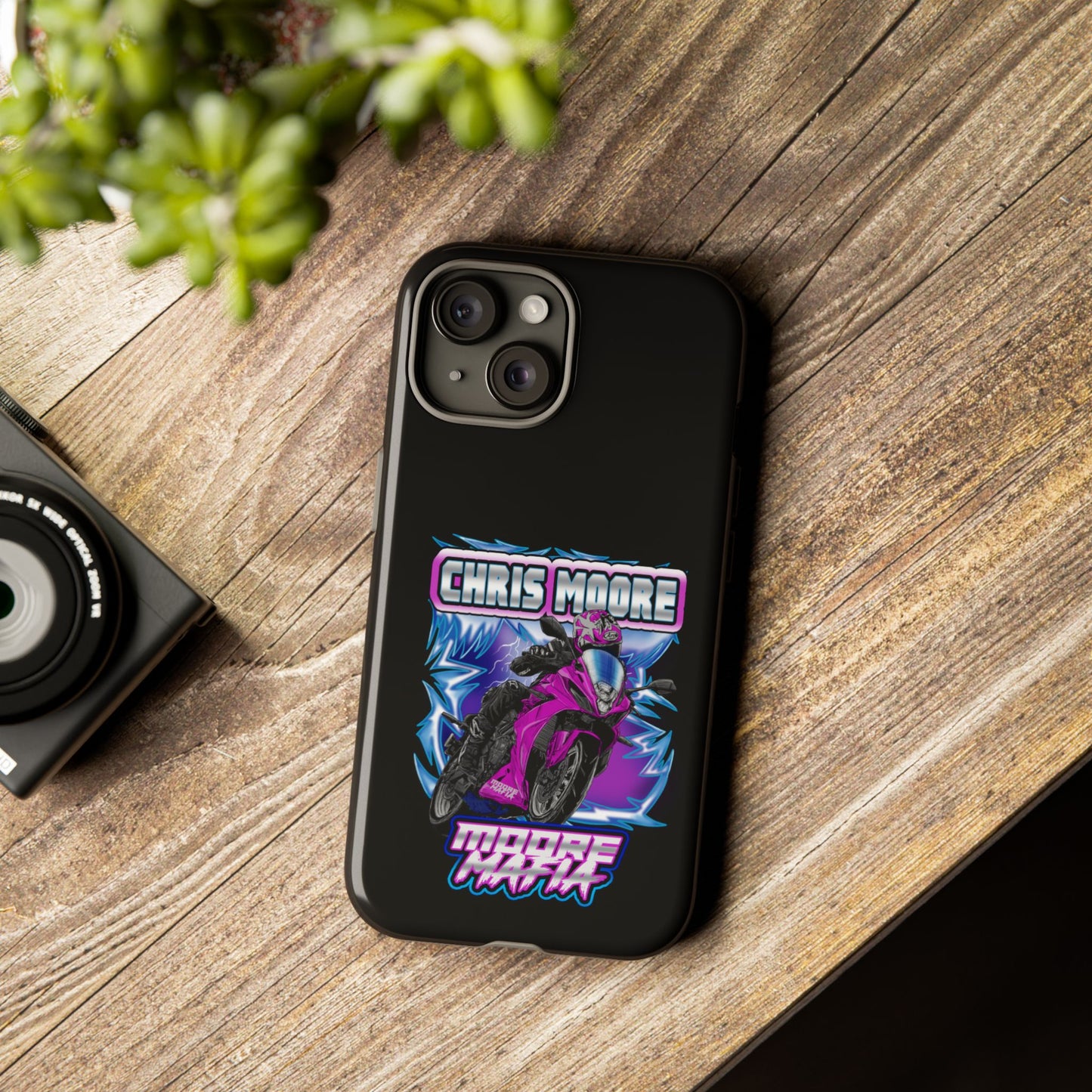 Purple Lightning Phone Case