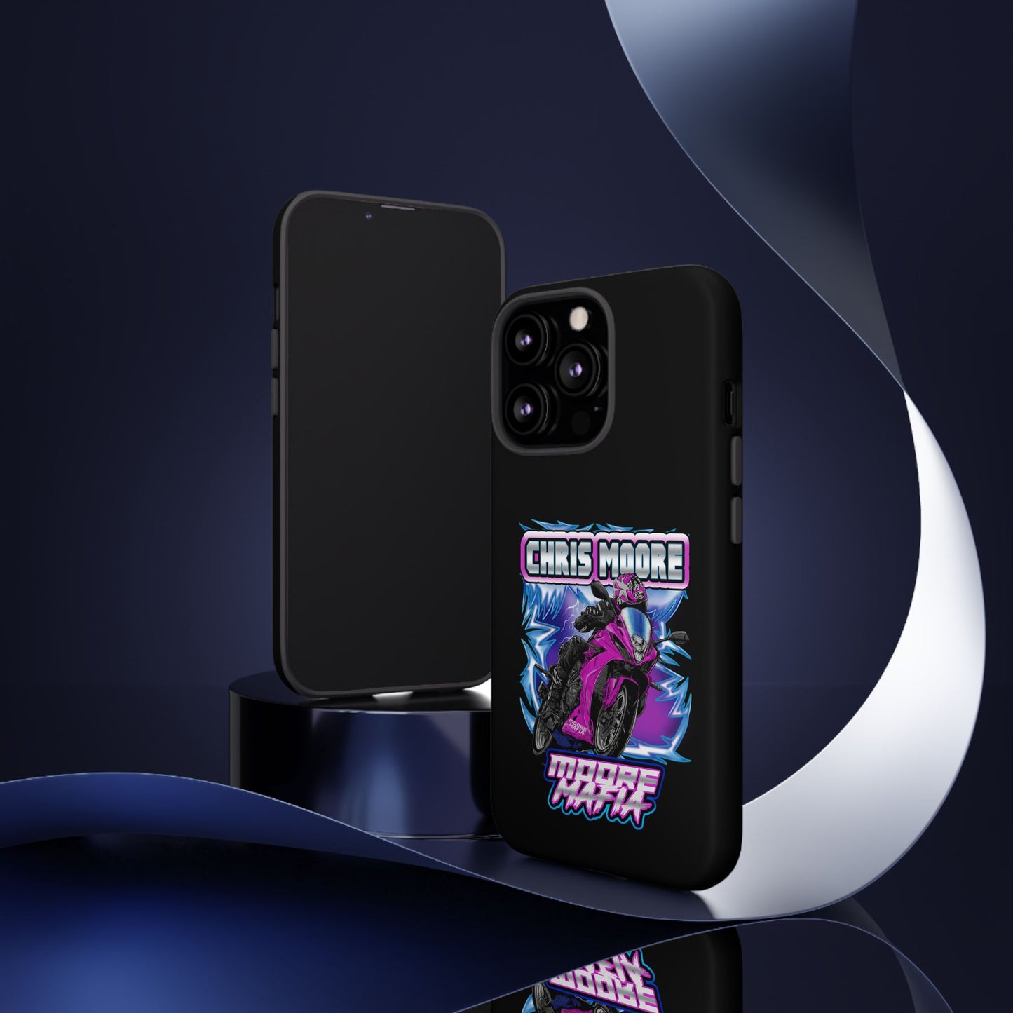 Purple Lightning Phone Case