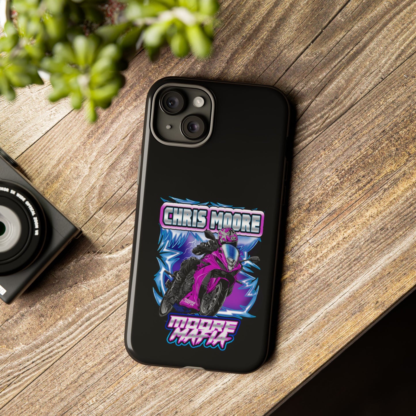 Purple Lightning Phone Case