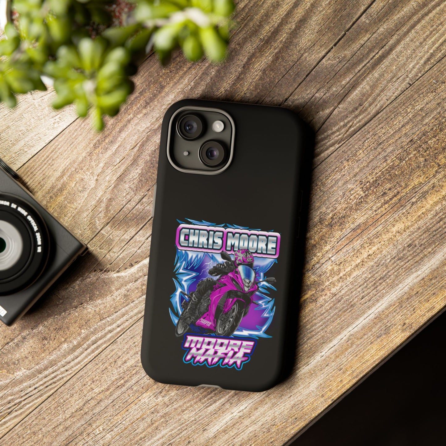 Purple Lightning Phone Case