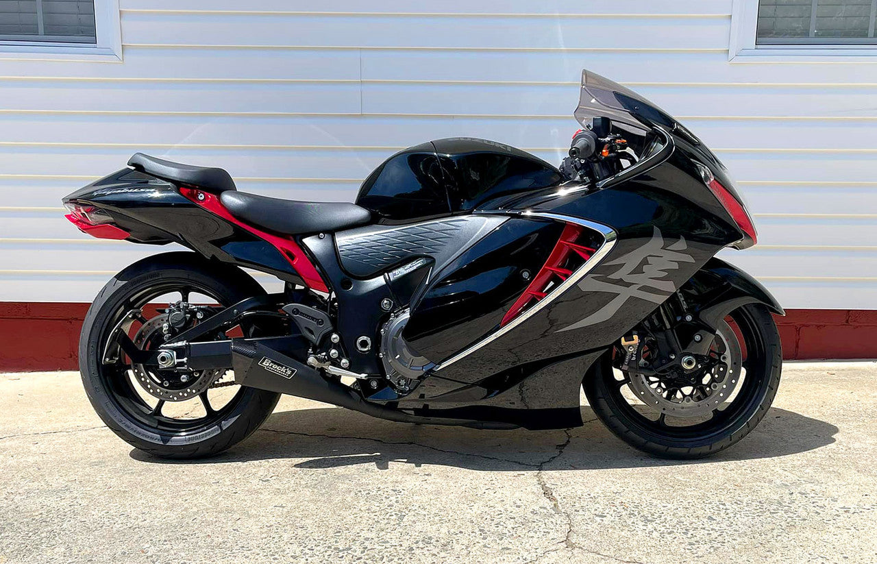 Penta-Carbon Full System 15" Muffler Suzuki Hayabusa (22-26) Black