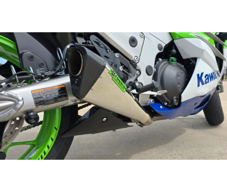 Penta-Carbon Full System 15" Muffler (Polished) ZX-14R (12-25)