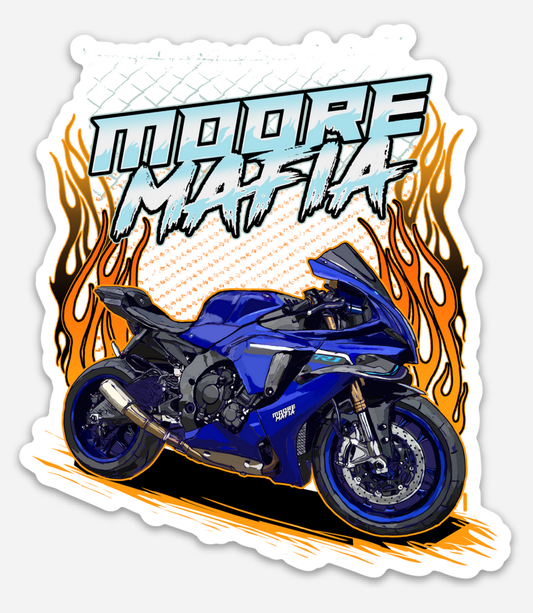 Yamaha R1 Giveaway Bike Sticker
