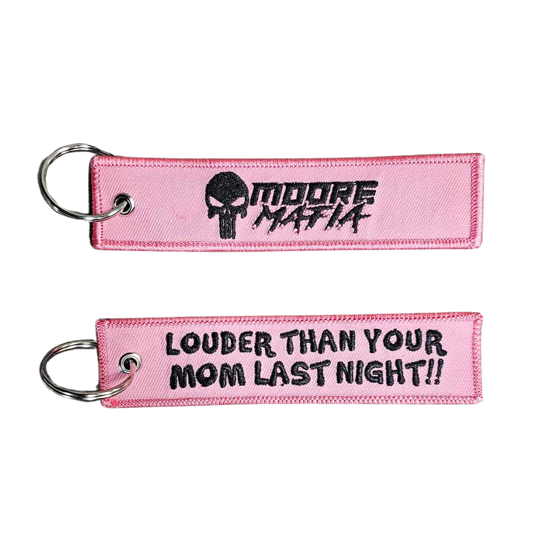 Adesivo Auto Kiwistar 'Louder Than Your Mom' – Oro – 17x10 Cm – Resistente UV