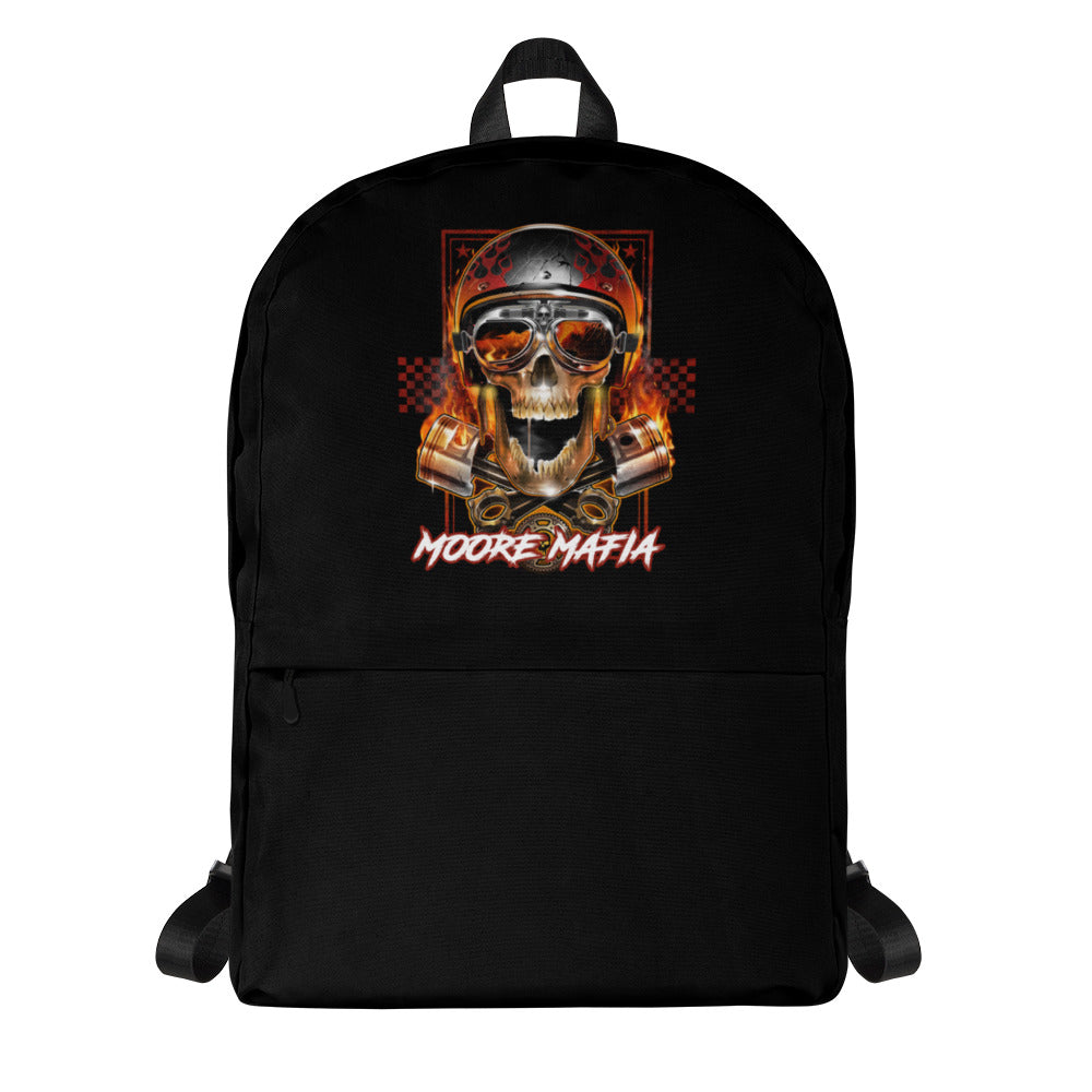 Flaming Skull Backpack