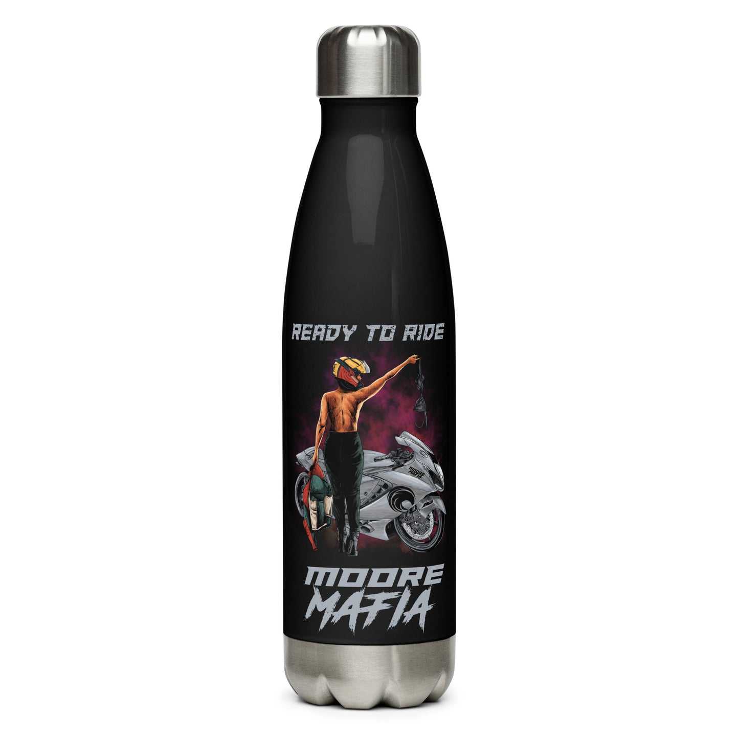 Ready To Ride Stainless Steel Water Bottle