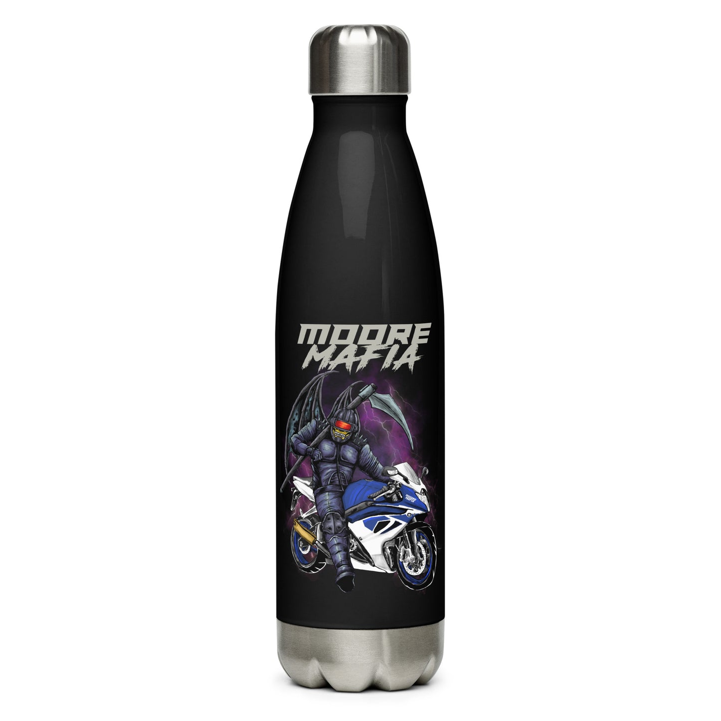 Death On Wheels Stainless Steel Water Bottle