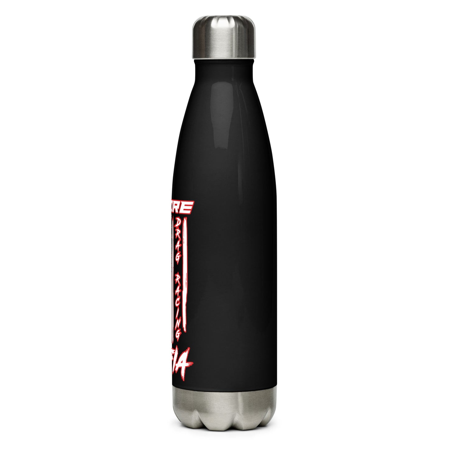 Drag Racing Flag Stainless Steel Water Bottle