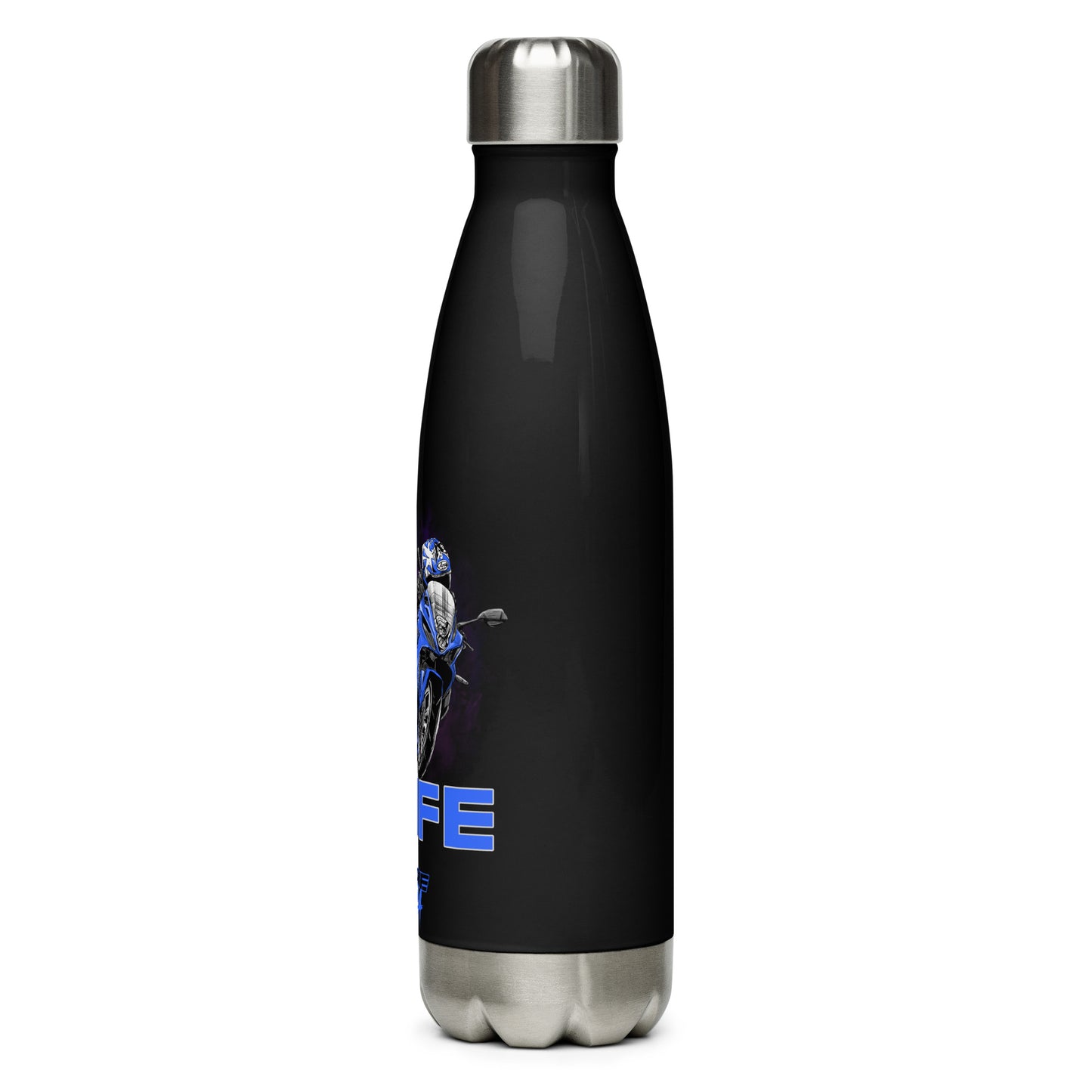 Bike Life Stainless Steel Water Bottle