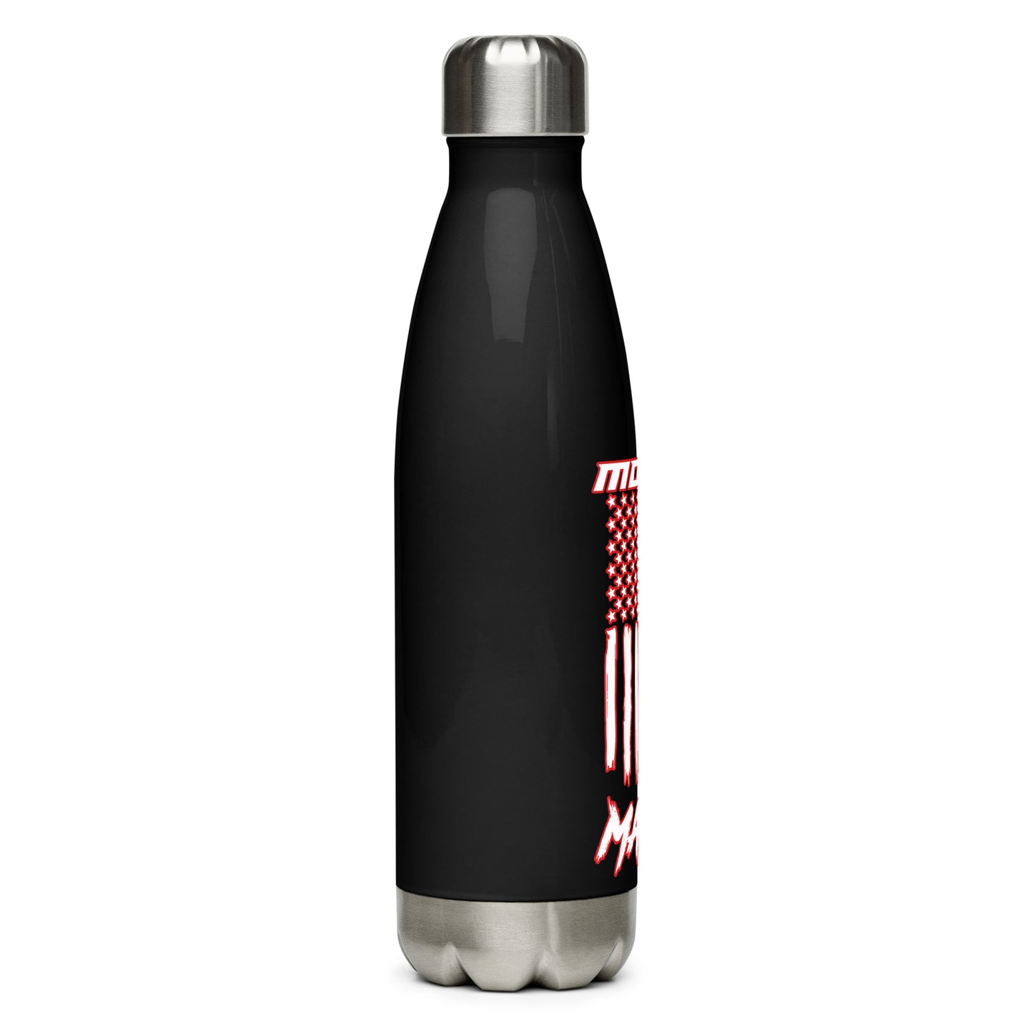Drag Racing Flag Stainless Steel Water Bottle