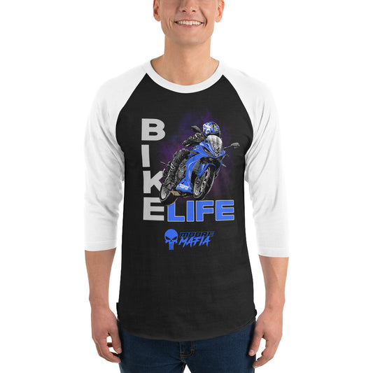 Bike Life 3/4 Sleeve Raglan Shirt