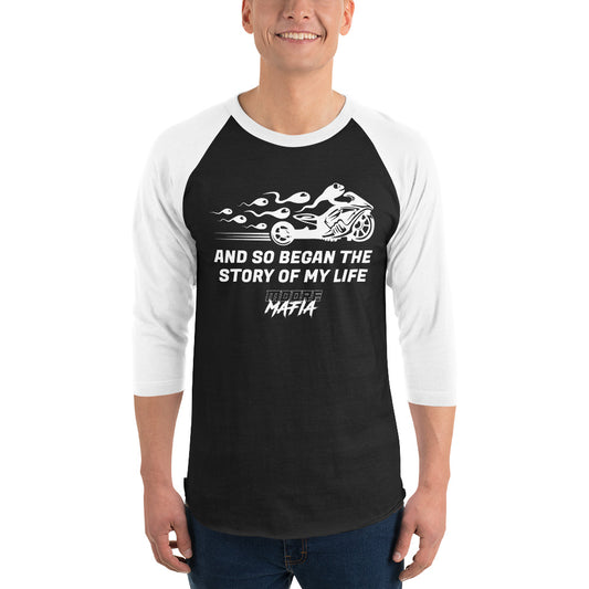 Story Of My Life 3/4 Sleeve Raglan Shirt