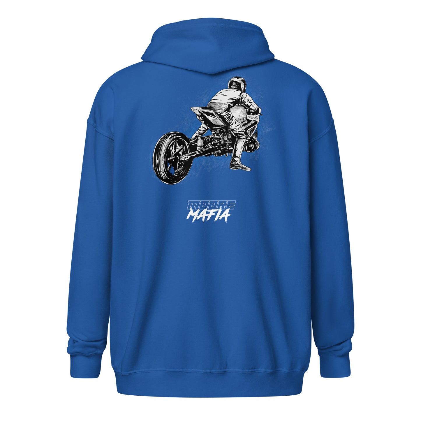 Drag Bike Unisex Zip Hoodie