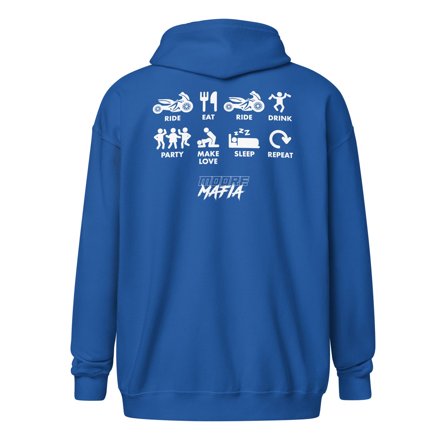 Repeat Unisex Zip Hoodie