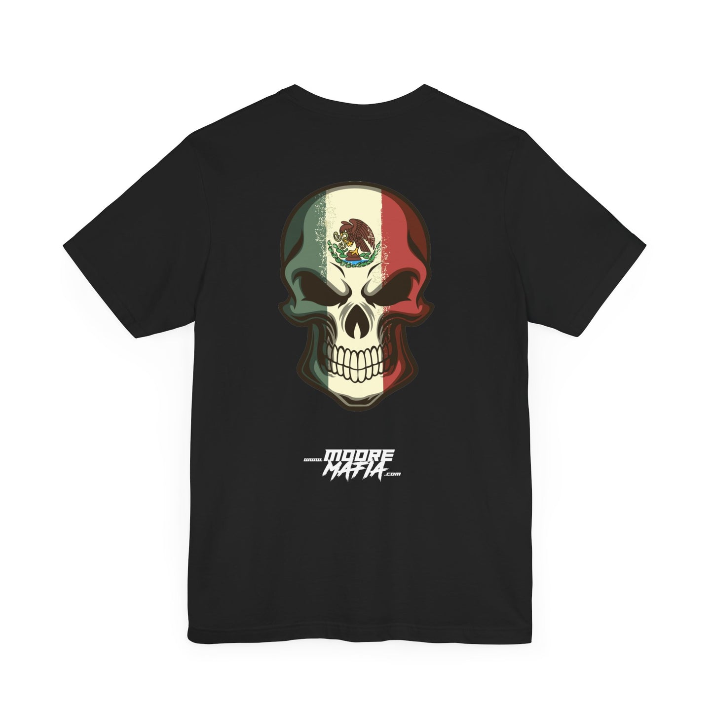 Mexican Flag Skull Unisex T-Shirt