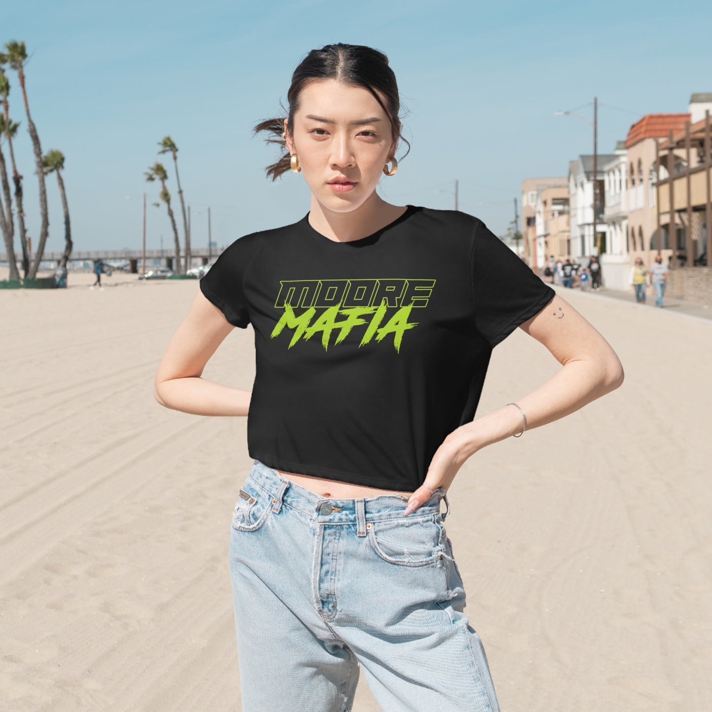 Fast As Fuck Women's Flowy Cropped Tee