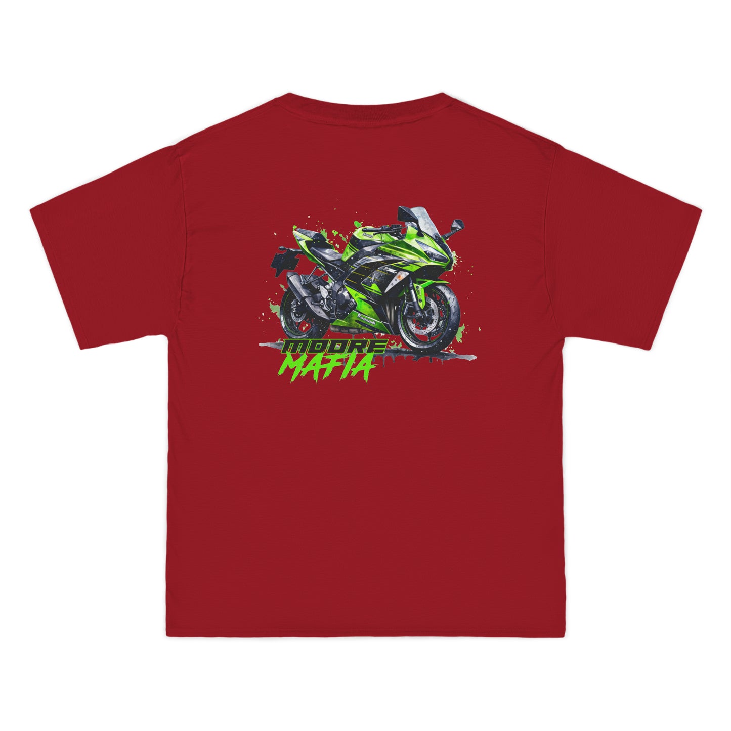 Moore Mafia Watercolor Bike Green Big And Tall T-Shirt