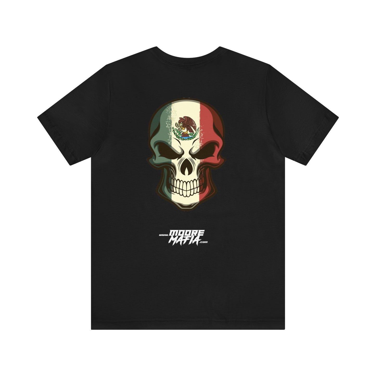Mexican Flag Skull Unisex T-Shirt
