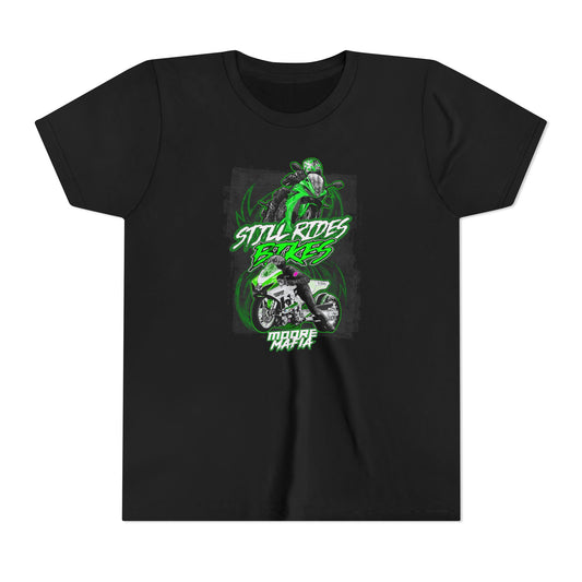 Still Rides Bikes  Youth Short Sleeve Tee