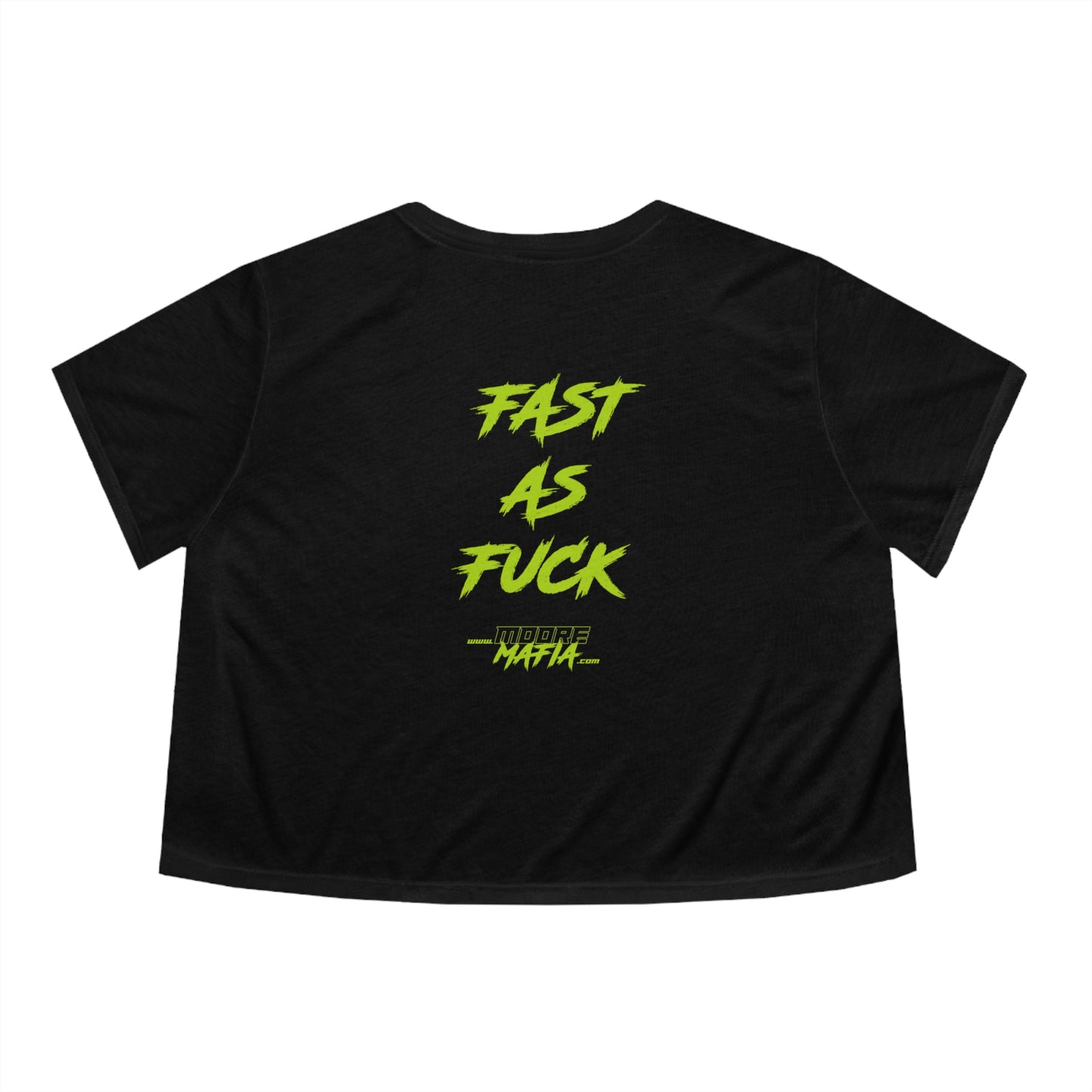 Fast As Fuck Women's Flowy Cropped Tee