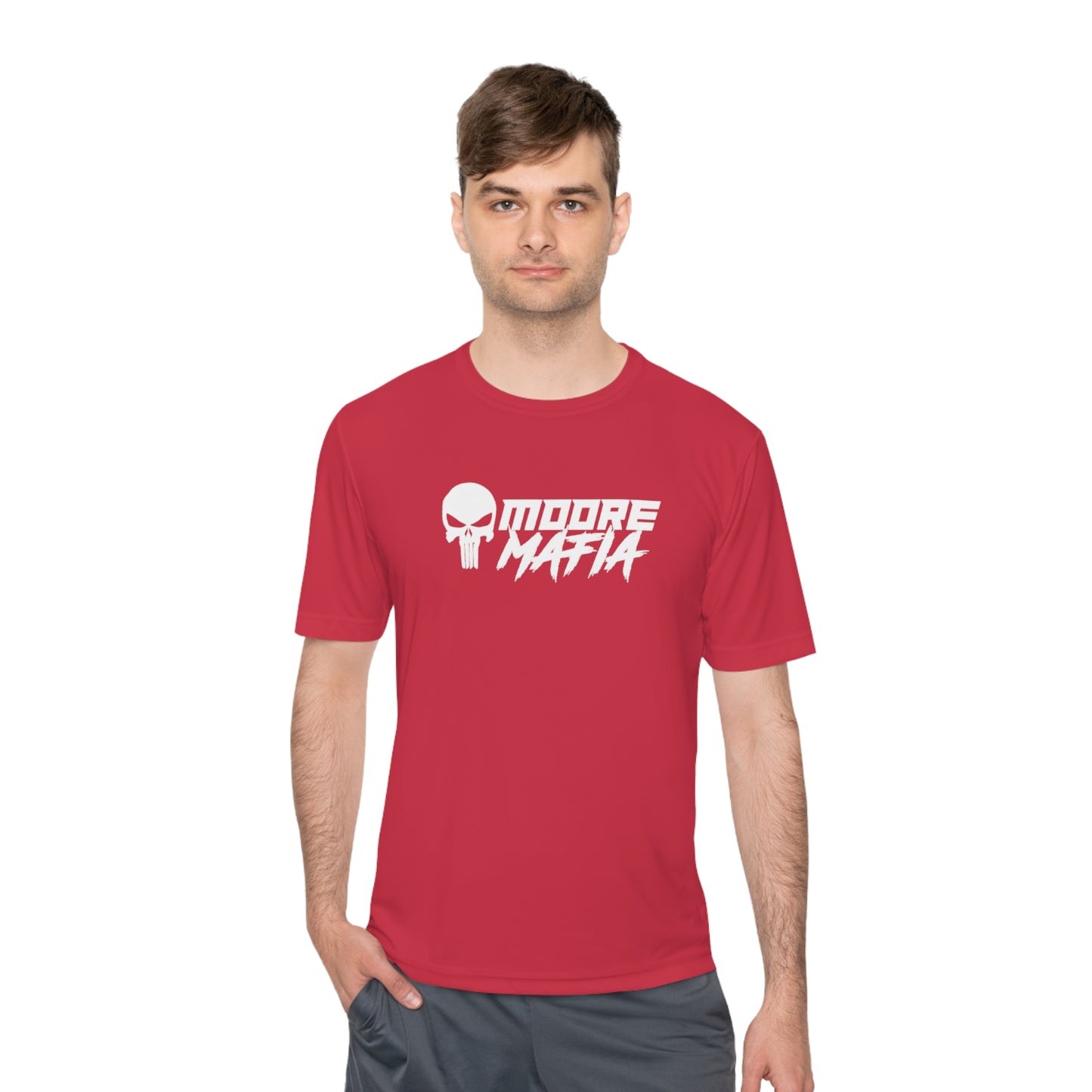 Man Down Unisex Moisture Wicking T-Shirt