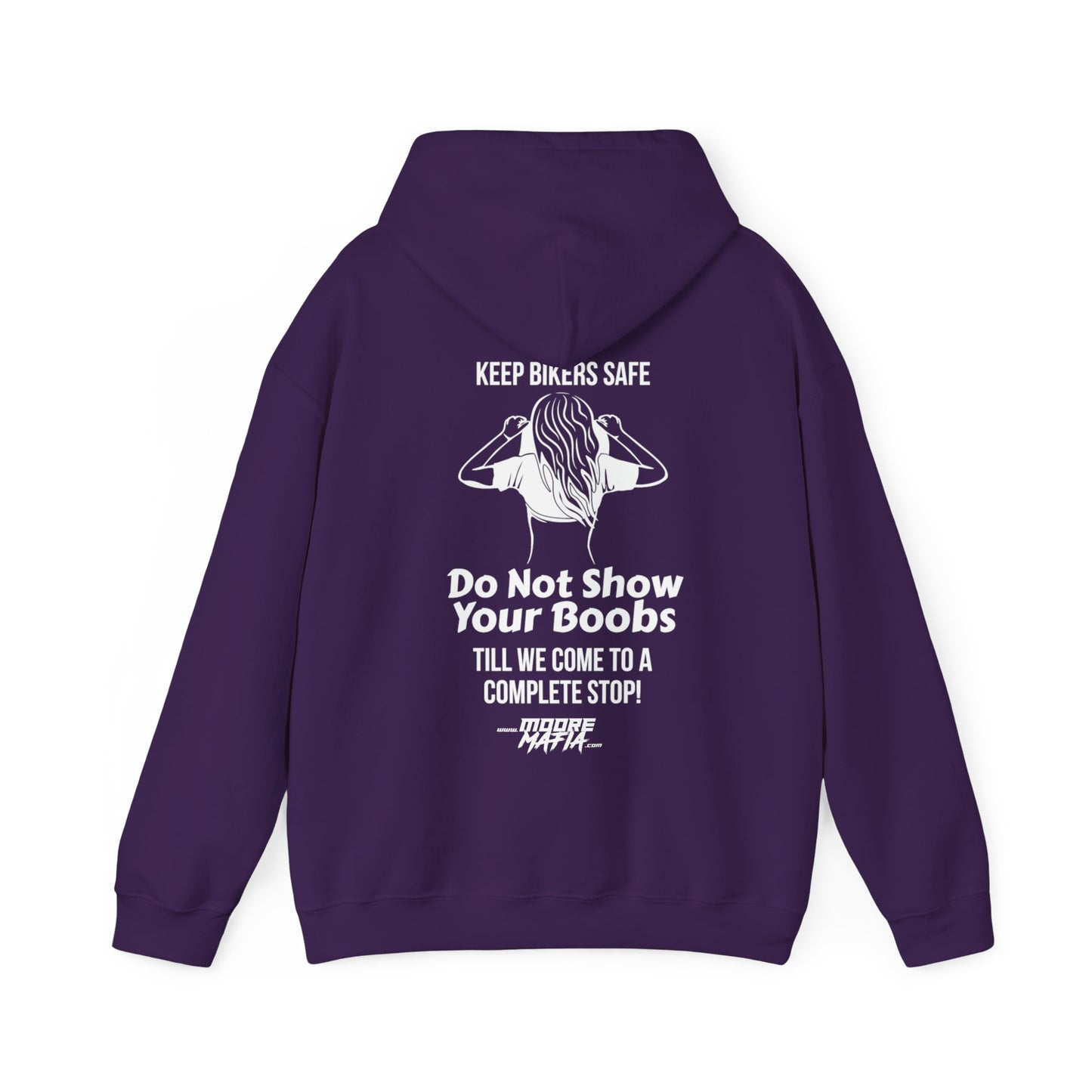 Keep Bikers Safe Hooded Sweatshirt