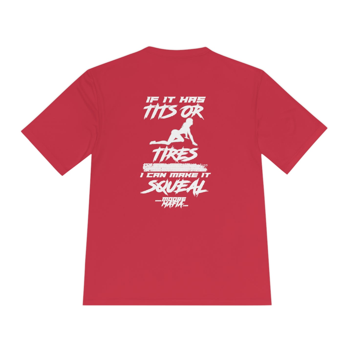 Tits Or Tires Unisex Moisture Wicking Tee