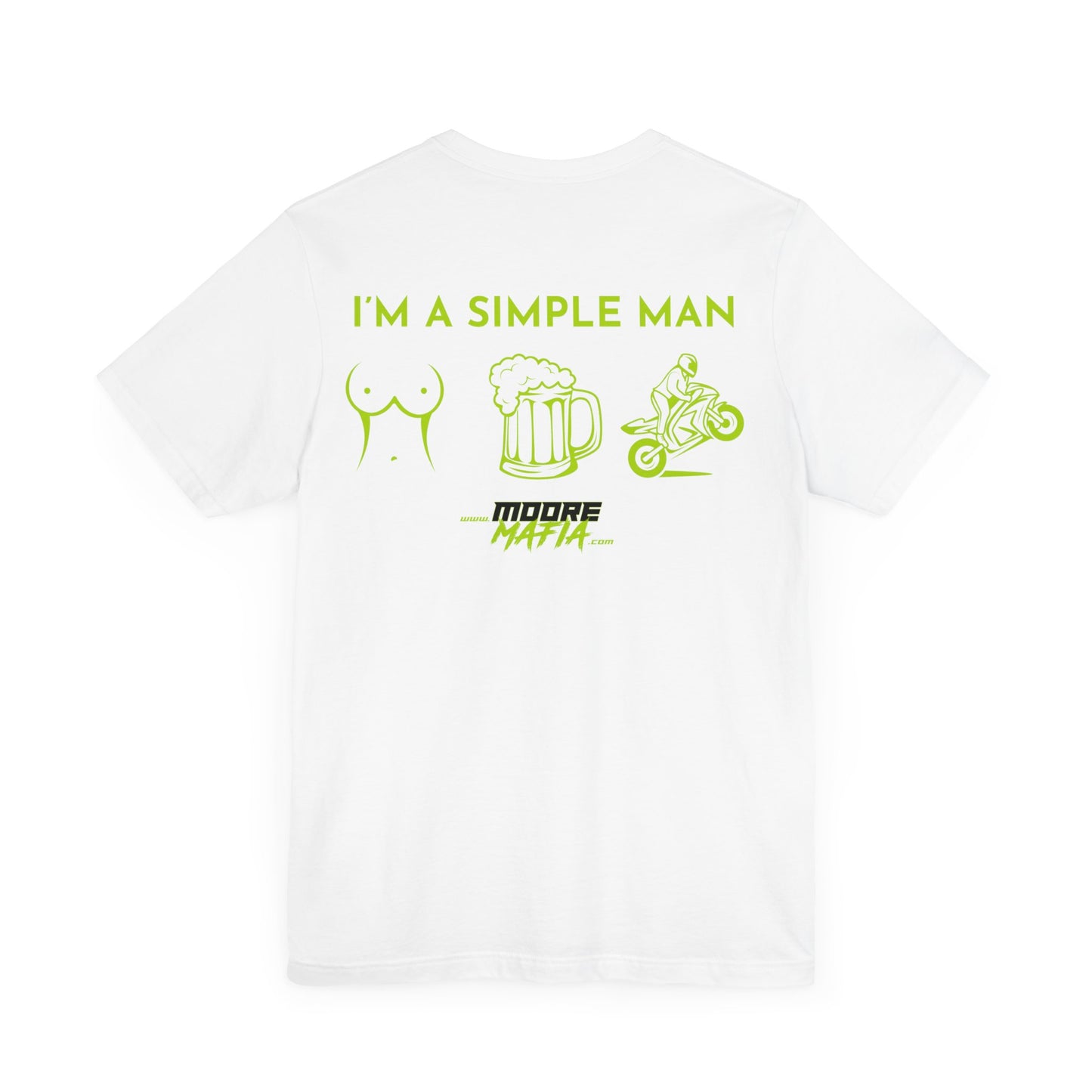 I'm A Simple Man Yellow Unisex T-Shirt