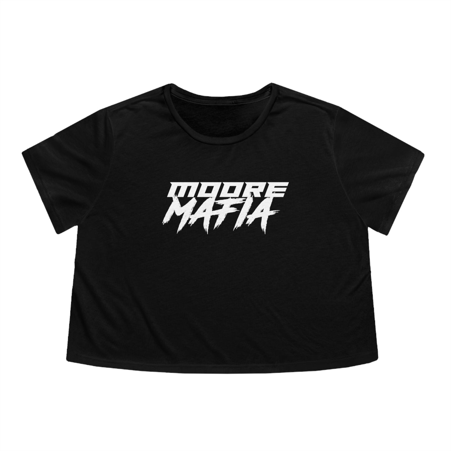 Race Fuel & Burnt Rubber Women's Flowy Cropped Tee