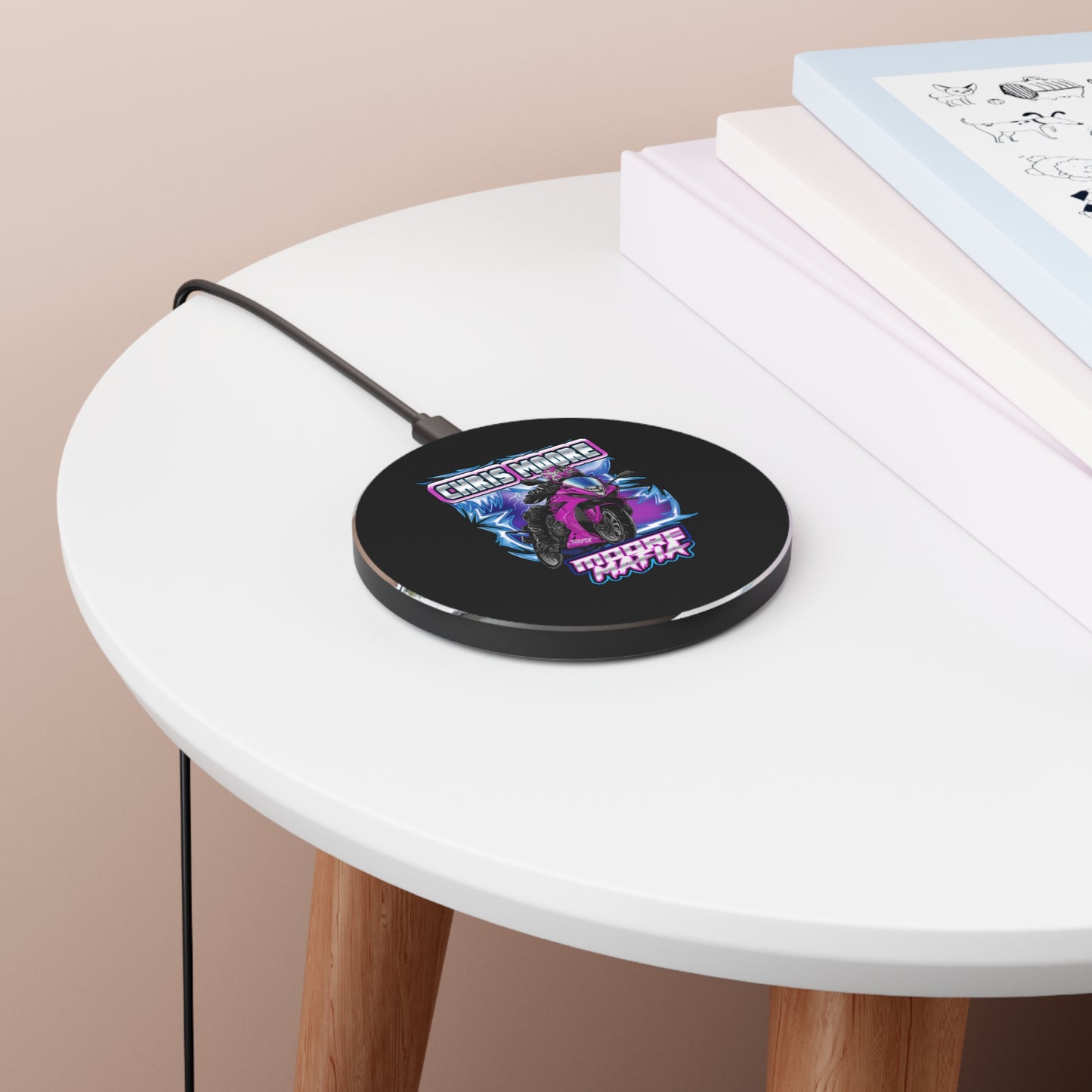 Purple Lightning Wireless Charger